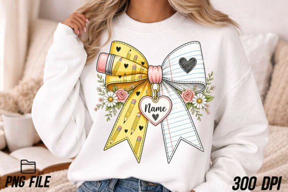 Download Teacher Pencil Paper Bow PNG, Teach - Pen Collection