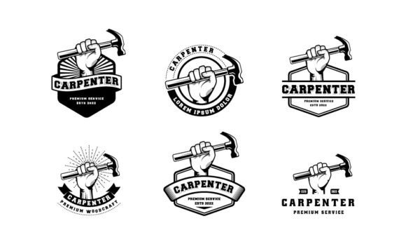 Download Carpenter Logo Design Template - Pen Collection