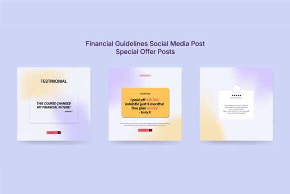 Download Colorful Financial Advice Social Kit - Premium Resources