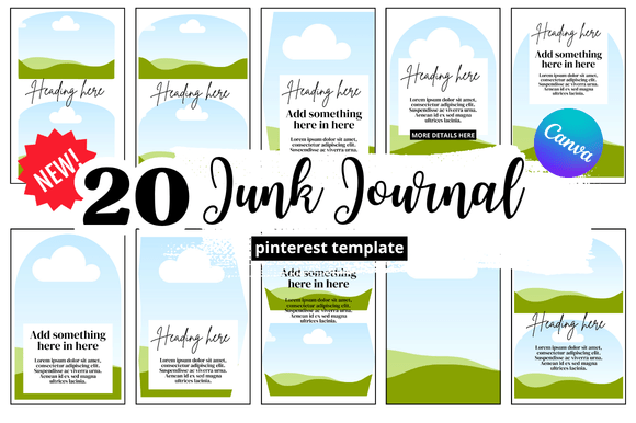 Download 20 Junk Journal Pinterest Pin - Pinterest Collection