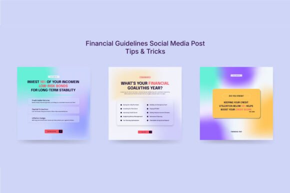 Download Colorful Financial Advice Social Kit - Premium Resources