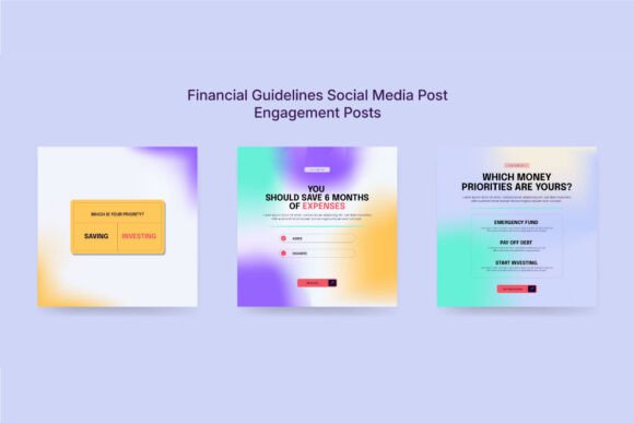 Download Colorful Financial Advice Social Kit - Premium Resources