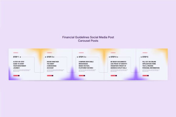 Download Colorful Financial Advice Social Kit - Premium Bundle